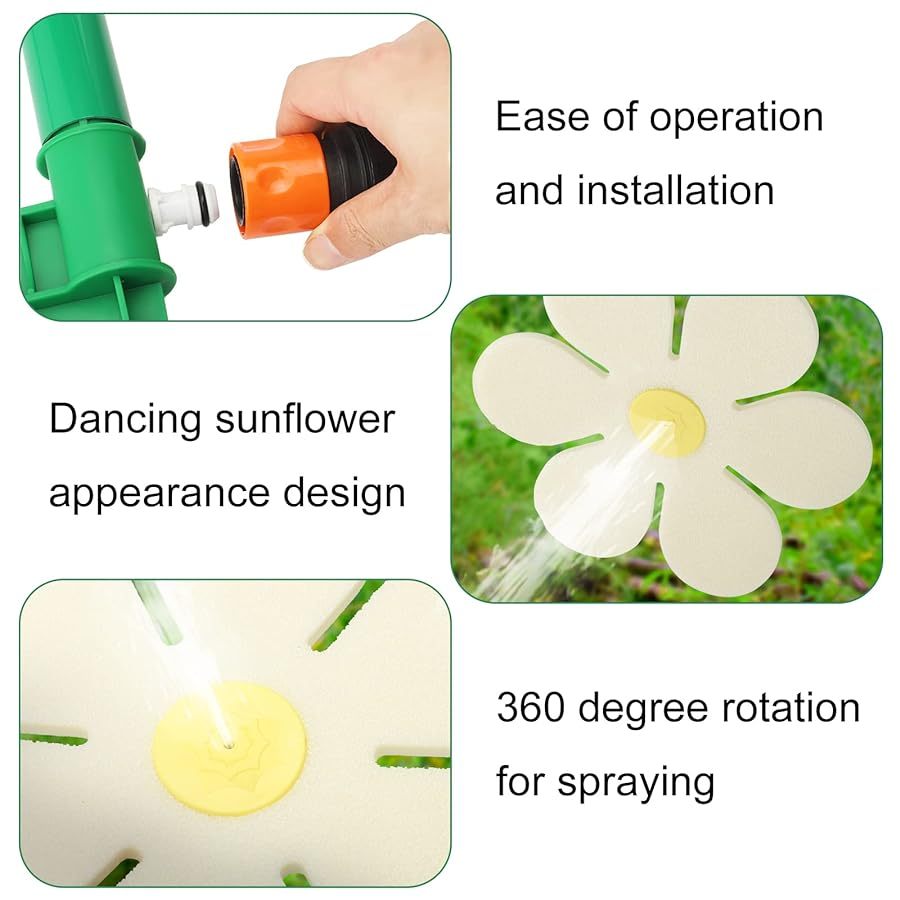 🔥LAST DAY 40% OFF🤣Crazy Dancing Flower Water Sprinkler