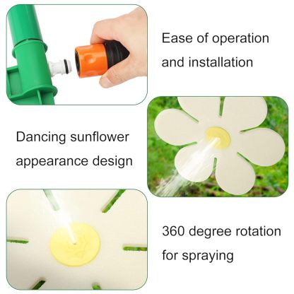 🔥LAST DAY 40% OFF🤣Crazy Dancing Flower Water Sprinkler