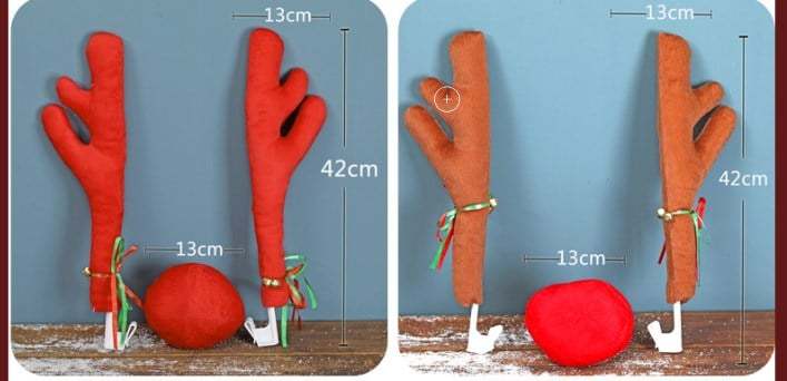 Funny Christmas  Car Antlers Decoration