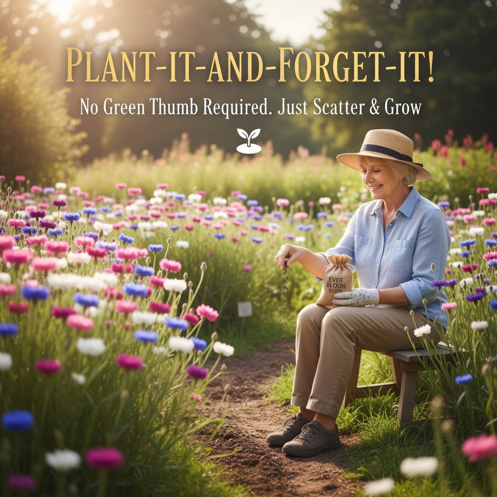 🌱Premium Cornflower Seeds – The "Unstoppable" Wildflower That Grows Anywhere