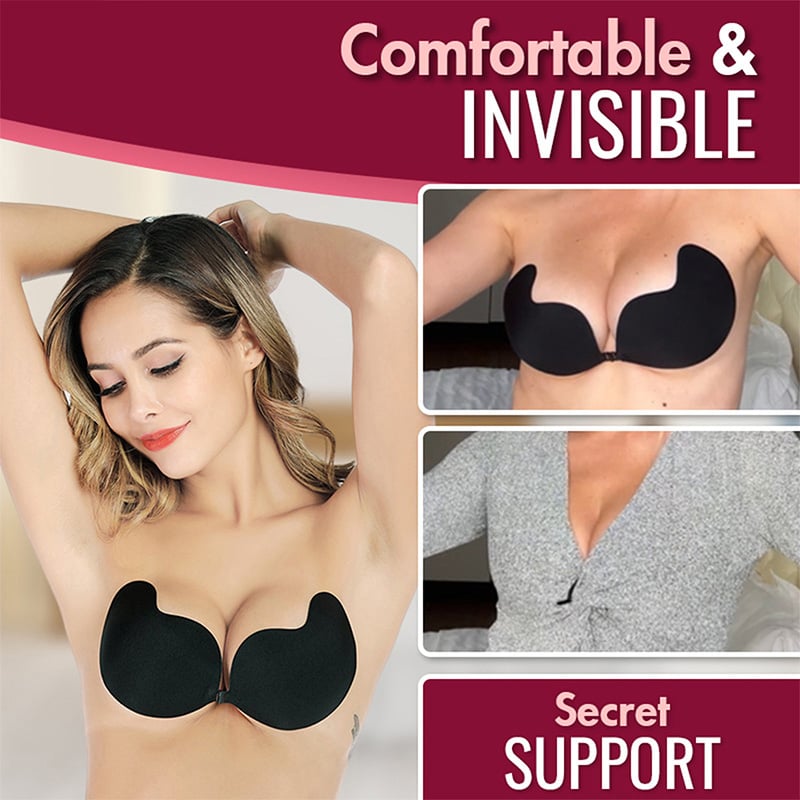 🌷 Sweat Proof Secure – Invisible Diva Strapless Backless Push-Up Bra