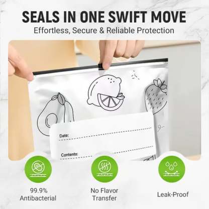 💫 55K+ SOLD! 🛍️ Reusable Aluminum Foil Storage Bags – Durable, Leakproof & Reusable for Everyday Use 🌿