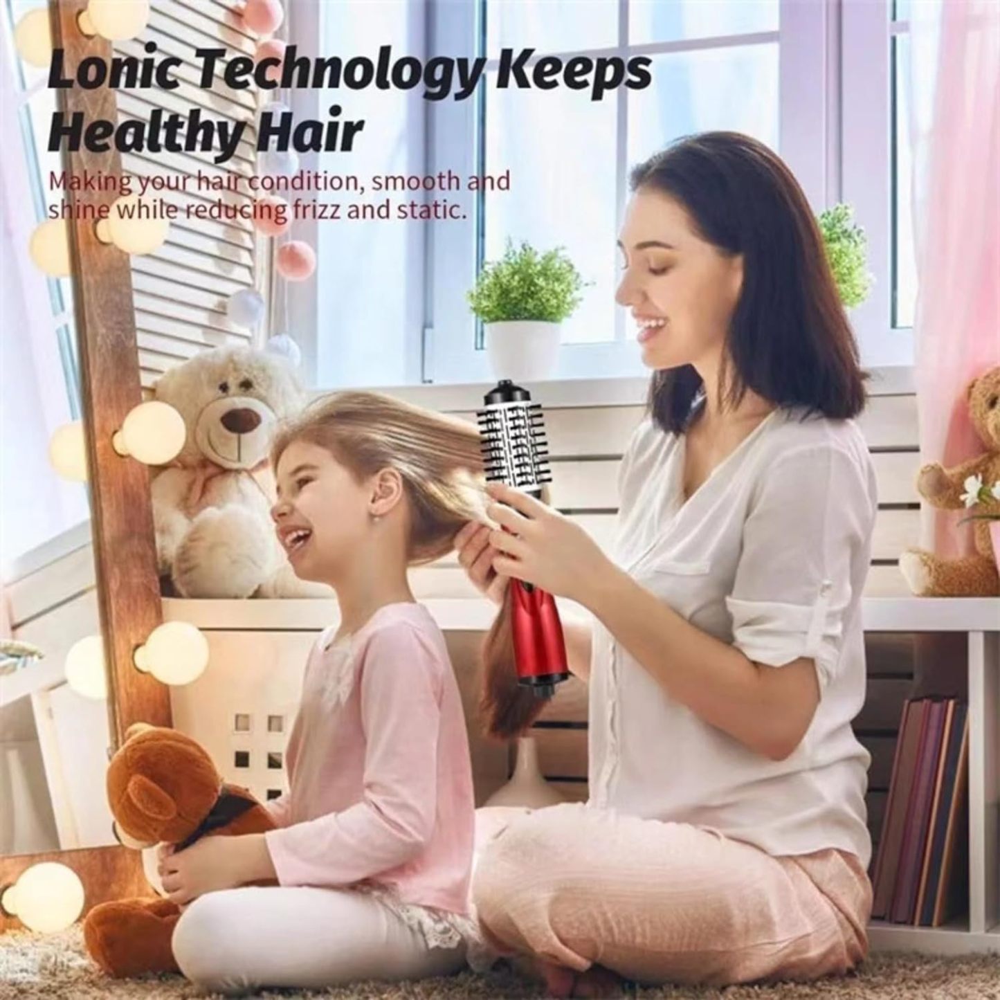  🔥Hot Selling Now - 💇‍♀️3-in-1 Hot Air Styler and Rotating Hair Dryer for Dry hair, curl hair, straighten hair