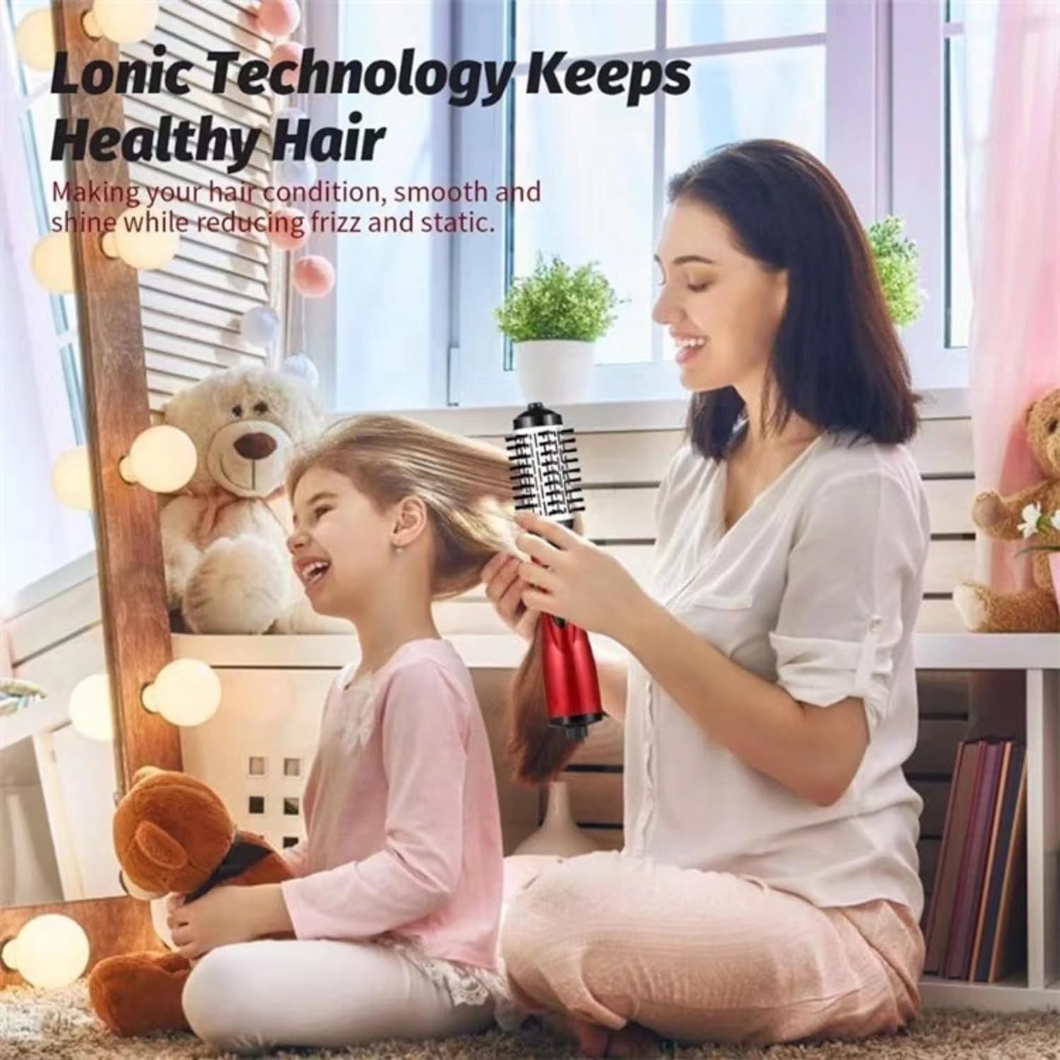  🔥Hot Selling Now - 💇‍♀️3-in-1 Hot Air Styler and Rotating Hair Dryer for Dry hair, curl hair, straighten hair