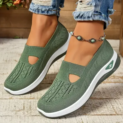 🔥Last Day Promotion 49% OFF🔥Women's Casual Breathable Slip On Orthopaedic Walking Sneakers