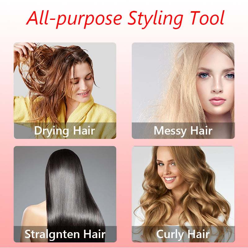  🔥Hot Selling Now - 💇‍♀️3-in-1 Hot Air Styler and Rotating Hair Dryer for Dry hair, curl hair, straighten hair