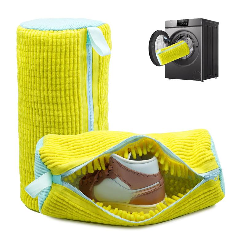 🏆LAST DAY SALE - Chenille Microfiber Shoe Washing Bag👟 – Gentle & Effective Machine Wash Protection🧼✨