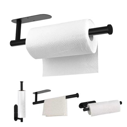 🧻Under Cabinet Paper Towel Holder – Declutter Your Kitchen Counter in Seconds ✨
