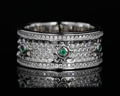🎁 925 Sterling Silver Personalized Stress Reducing Rotatable Gear Ring 💎