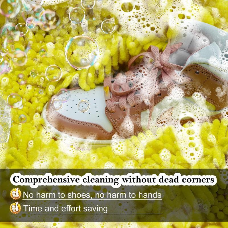 🏆LAST DAY SALE - Chenille Microfiber Shoe Washing Bag👟 – Gentle & Effective Machine Wash Protection🧼✨