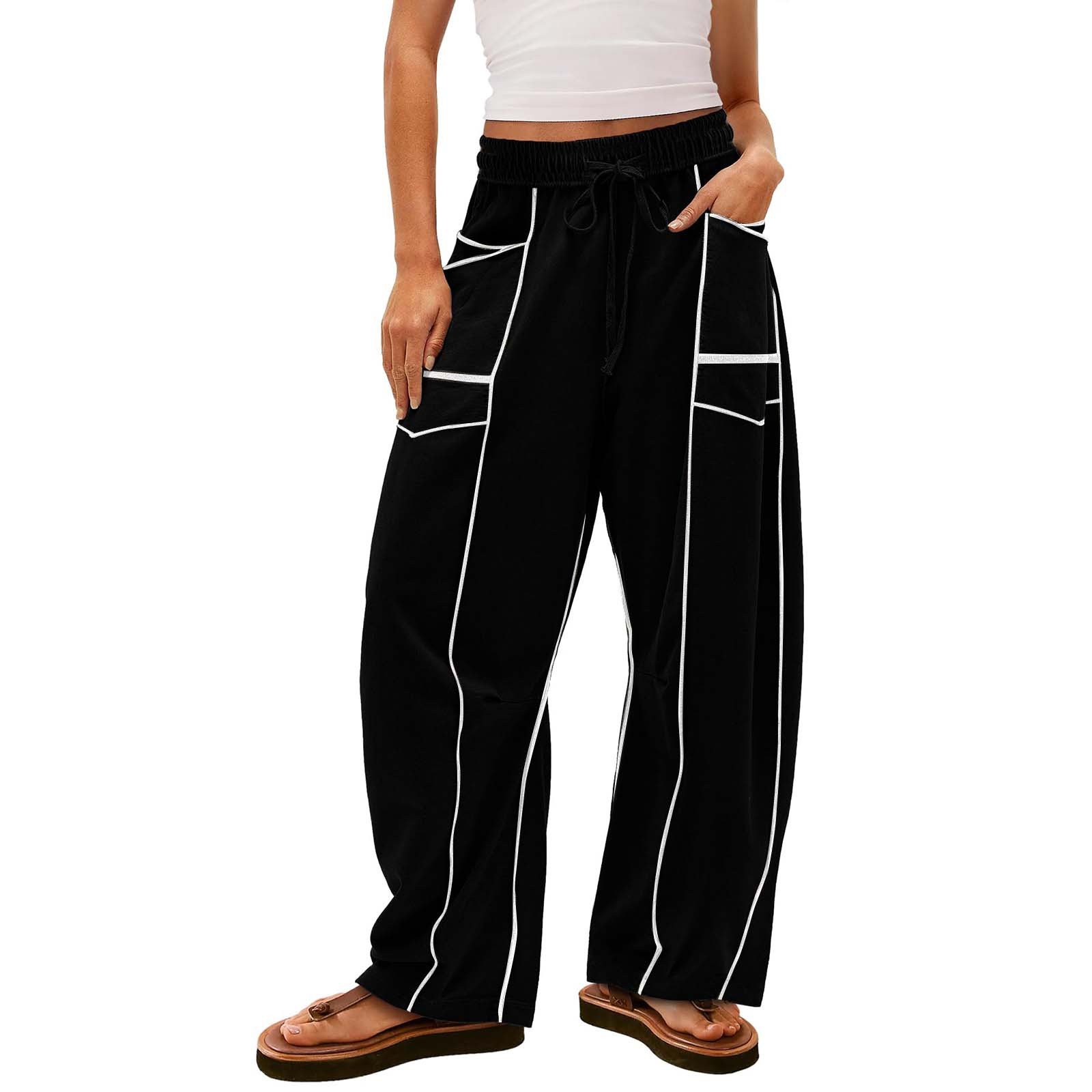 $10 off—this week only!🔥Womens Baggy Barrel Pants Wide Leg Lounge Dra