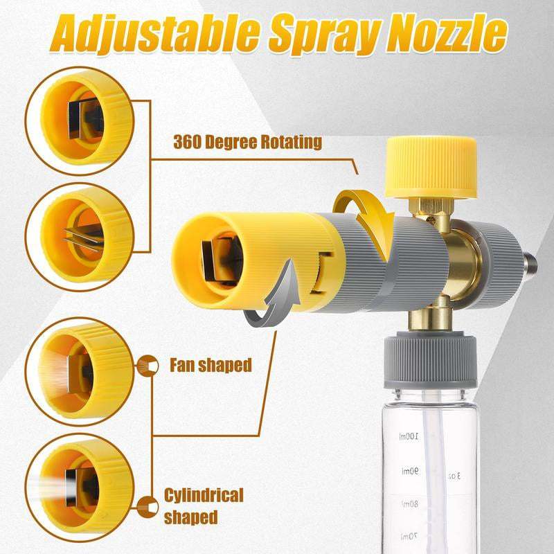 🔥LAST DAY 75% OFF - 💦2-in-1 High-Pressure Car Washer Nozzle Accessories