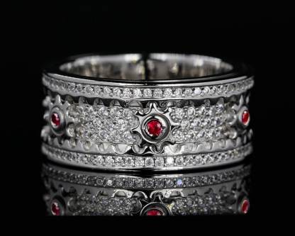 🎁 925 Sterling Silver Personalized Stress Reducing Rotatable Gear Ring 💎
