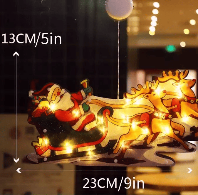 🎅Christmas Sale - 48% OFF🎁Christmas Window Hanging Lights
