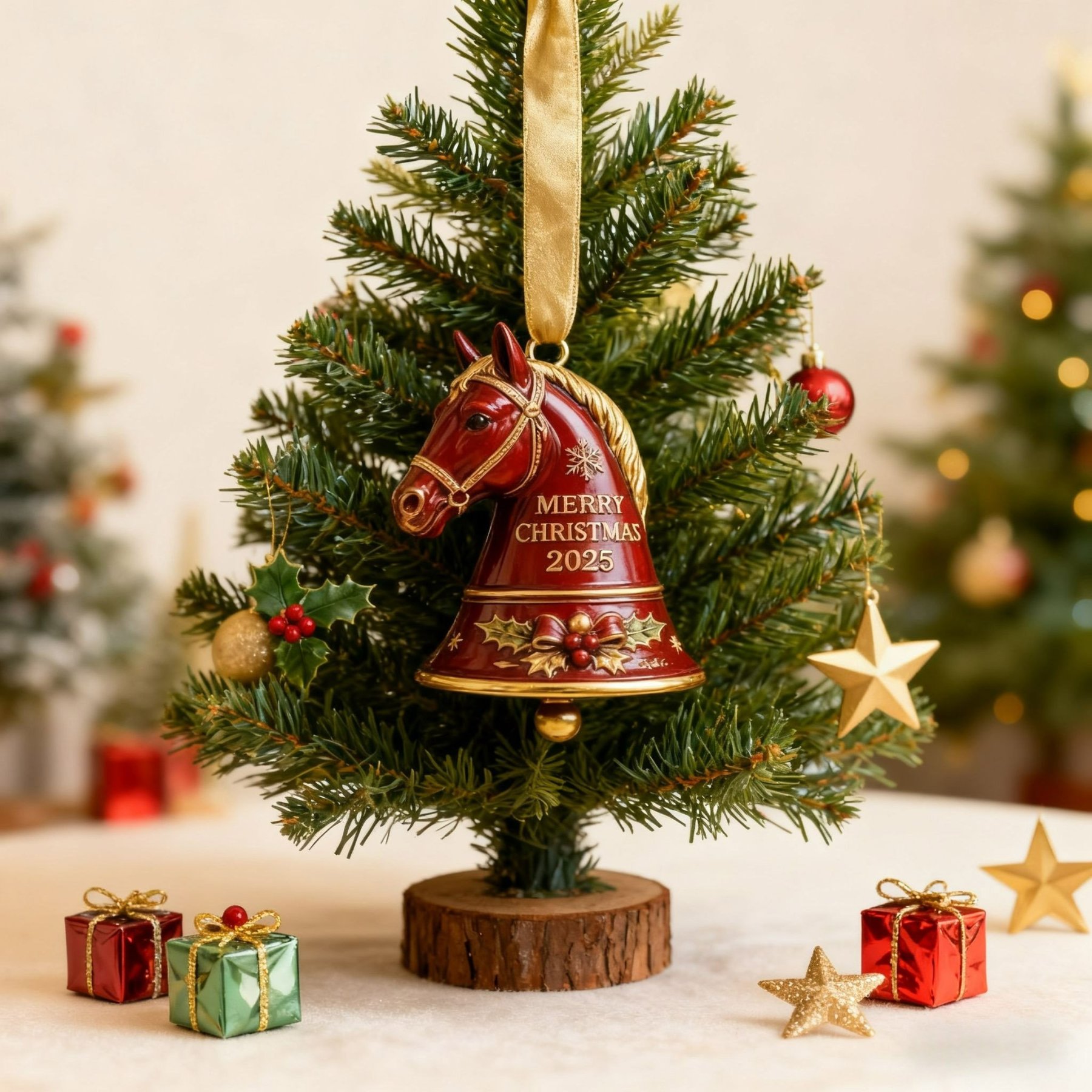 🏆49% OFF - This Week Promotions🎉Handmade Horse Bell Ornament – Merry Christmas 2025🎄