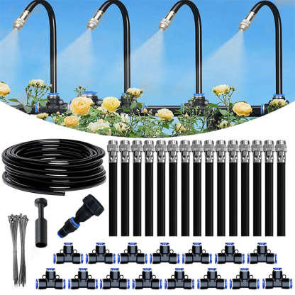 Drip Irrigation Kit with 360° Flexible Hose