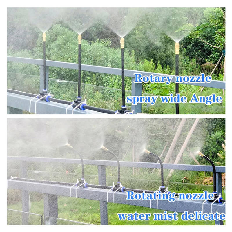 Drip Irrigation Kit with 360° Flexible Hose