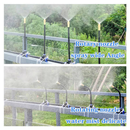 Drip Irrigation Kit with 360° Flexible Hose