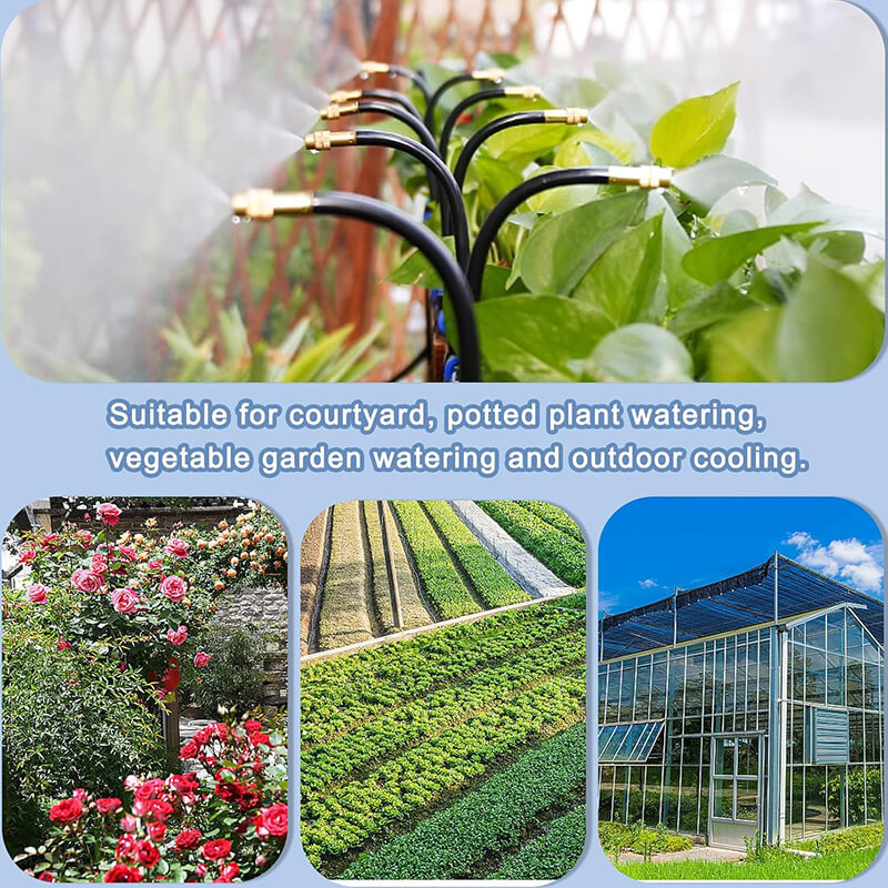 Drip Irrigation Kit with 360° Flexible Hose