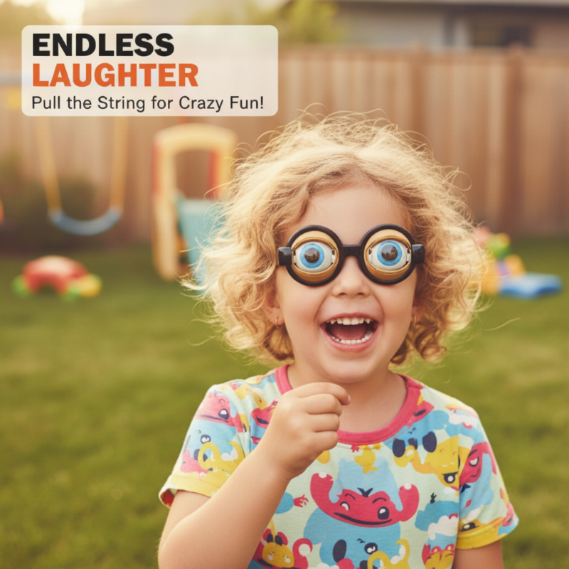 🔥CHRISTMAS SALE 50% OFF!!🏆Flash Sale💥Funny Glasses with Winking Eye Mechanism