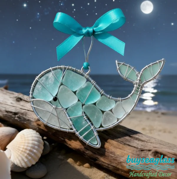 🔥Hand-Wrapped Sea Glass Collection💎Timeless Coastal Art