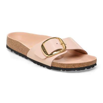 Madrid Big Buckle : High Shine Beige
