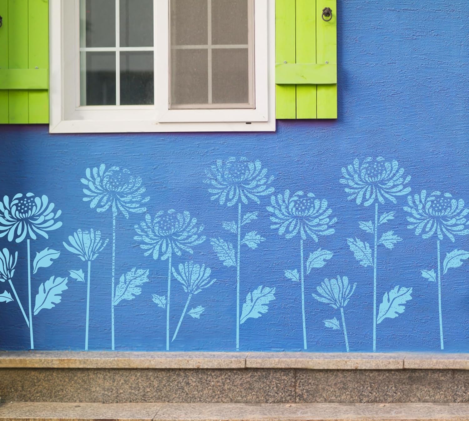 Garden Fence Large Flower Stencils-DIY decoration