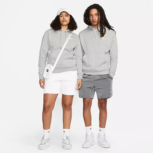 Nike Men's Dk Grey Sportswear Club Fleece Hoodie