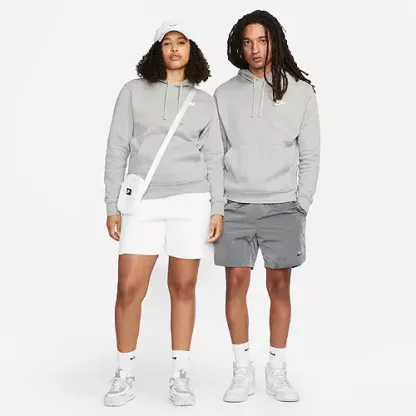 Nike Men's Dk Grey Sportswear Club Fleece Hoodie