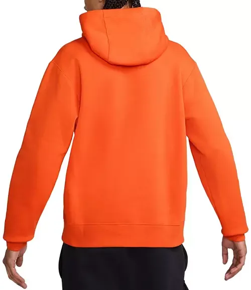 Nike Men's Orange Sportswear Club Fleece Hoodie