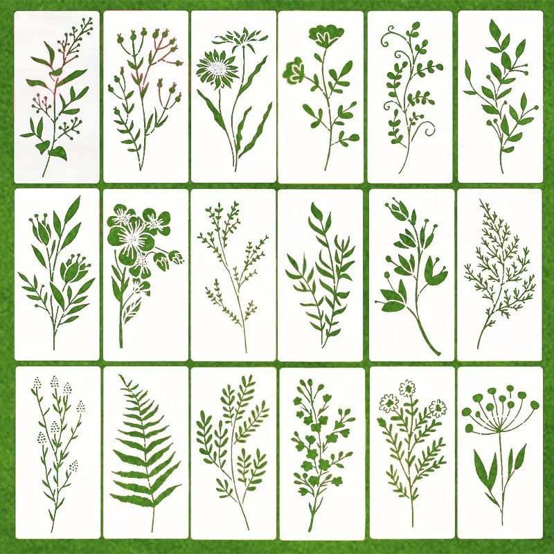 Garden Fence Large Flower Stencils-DIY decoration