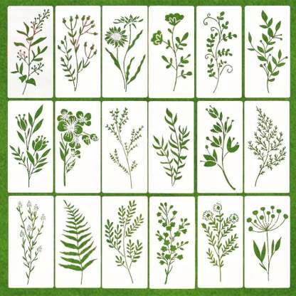 Garden Fence Large Flower Stencils-DIY decoration