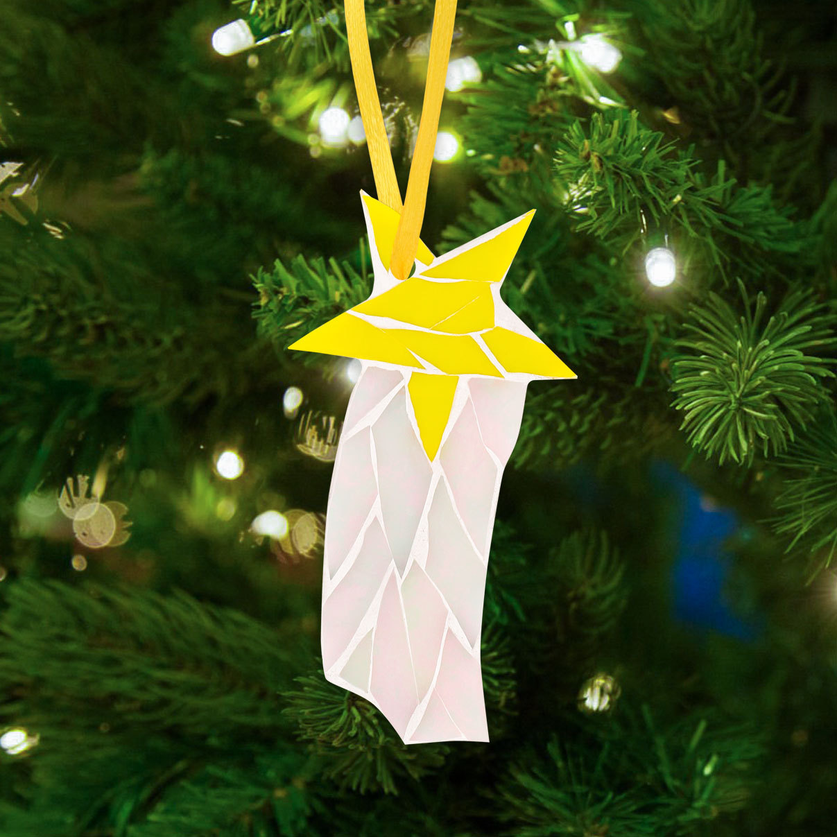 Meteorite Christmas Ornaments Glass Mosaic Kit