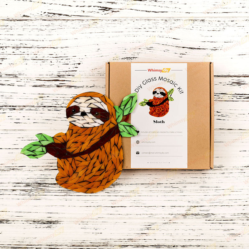 Sloth Glass Mosaic Kit