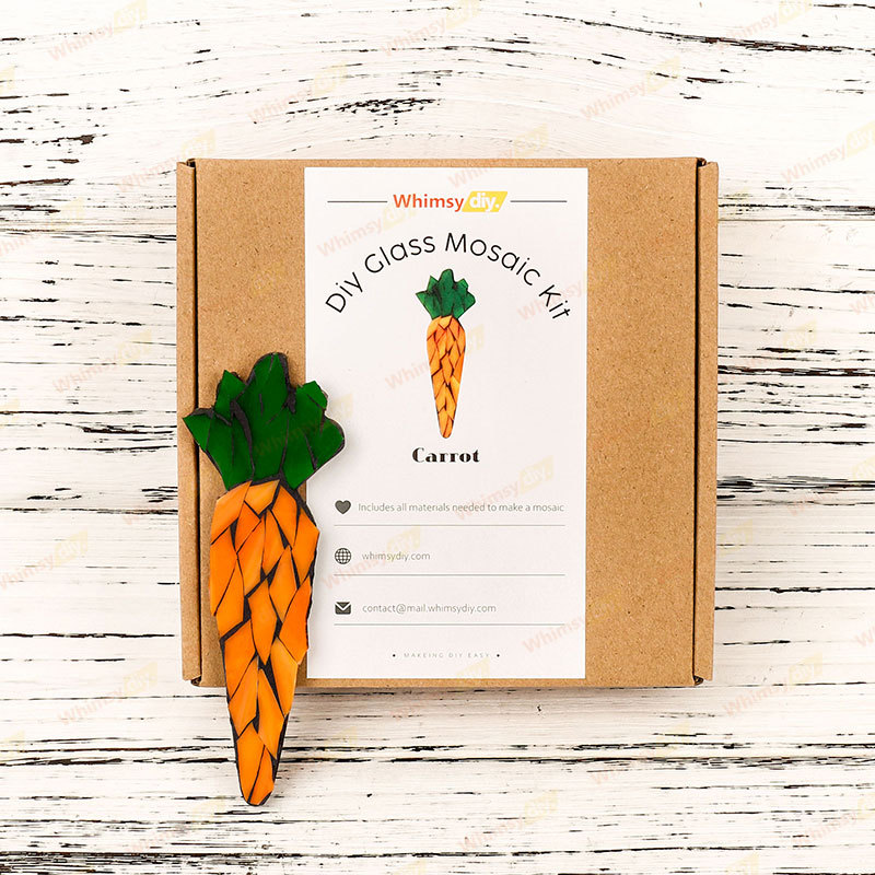 Carrot Glass Mosaic Kit-Ships on 8/10