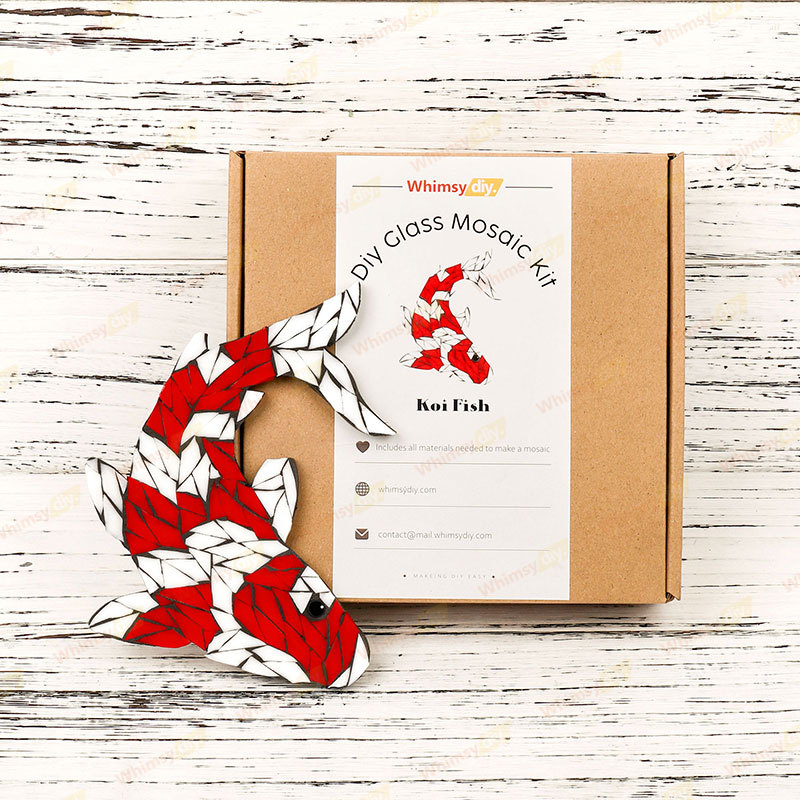 Koi Fish Glass Mosaic Kit