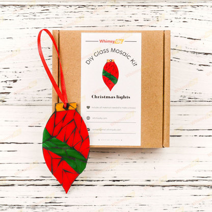 Christmas Lights Glass Mosaic Kit