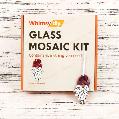 Gnome Ornament Glass Mosaic Kit