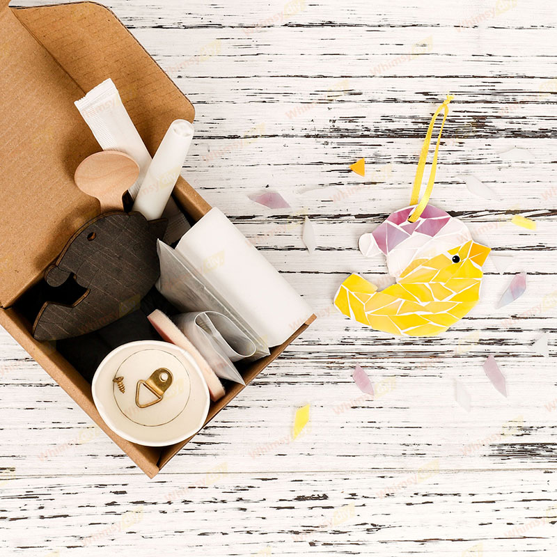 Winter Birds - Style 1 Glass Mosaic Kit