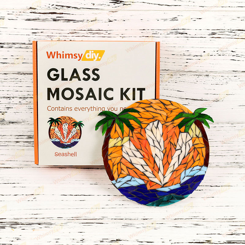 Sea Shell Glass Mosaic Kit