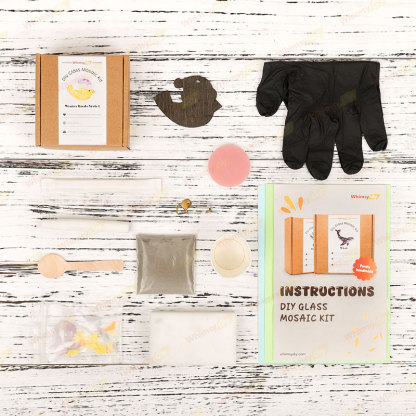 Winter Birds - Style 1 Glass Mosaic Kit