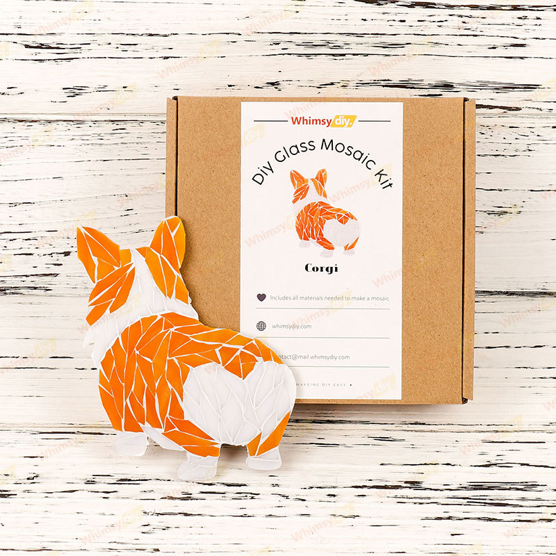 Corgi Glass Mosaic Kit