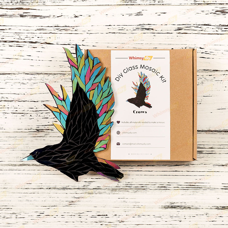 Raven Glass Mosaic Kit