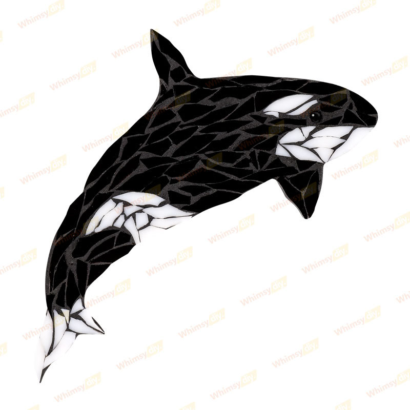 Dolphins Glass Mosaic Kit