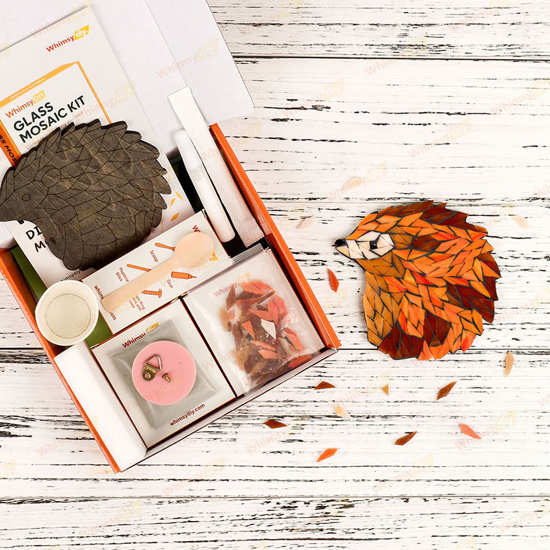 Hedgehog Glass Mosaic Kit