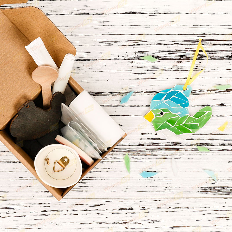 Winter Birds - Style 2 Glass Mosaic Kit