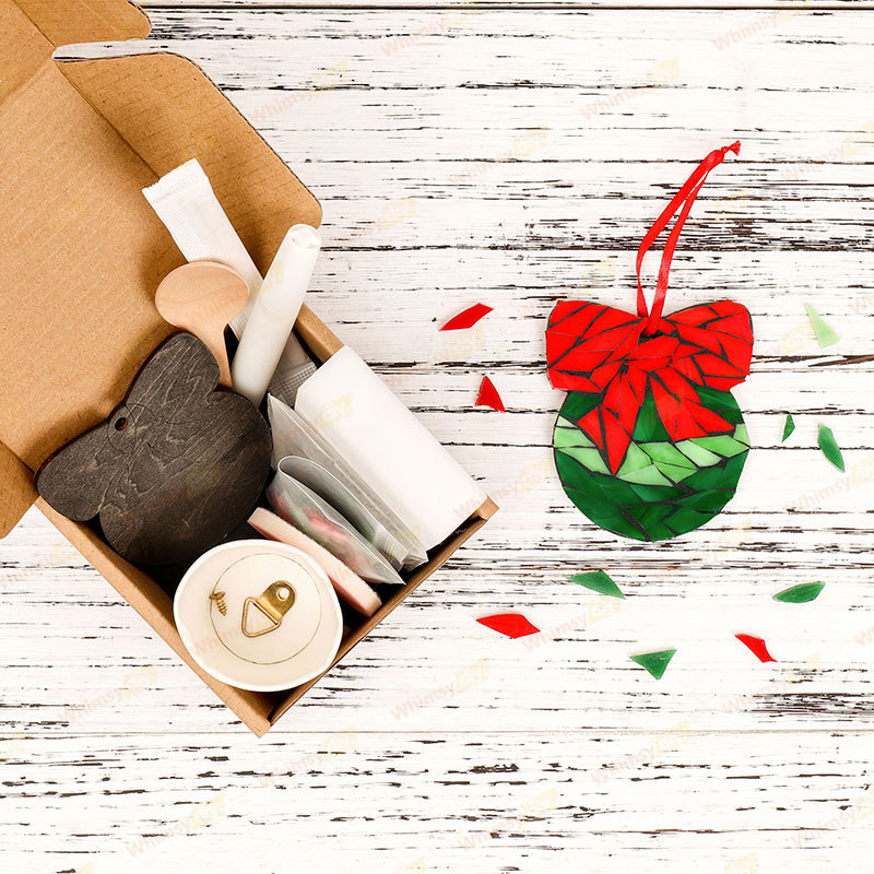 Bauble Christmas Ornaments Glass Mosaic Kit