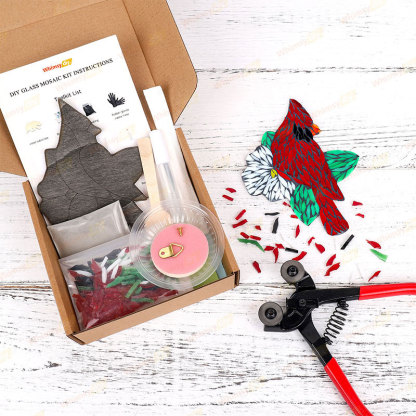 Cardinal Glass Mosaic Kit