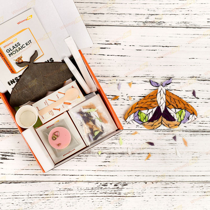 Moth Bundle Glass Mosaic Kit
