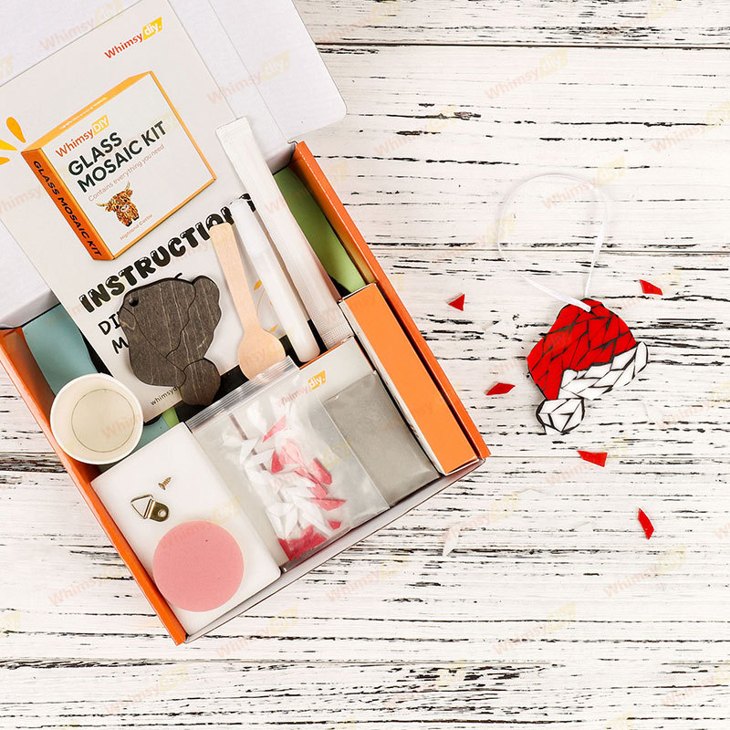 Christmas Hat Glass Mosaic Kit